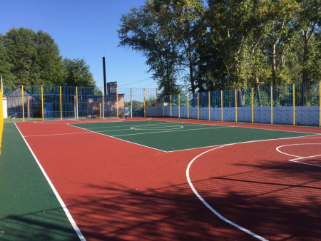 Монтаж бесшовных покрытий из резиновой крошки